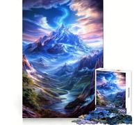 Rompecabezas de Valle de montaña místico para Adolescentes, 1000 Piezas, Think Toy, diversión Relajante, Arte de Corte Limpio, Coleccionable (50x75cm)
