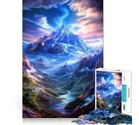 Rompecabezas de Valle de montaña místico para Adolescentes, 1000 Piezas, Think Toy, diversión Relajante, Arte de Corte Limpio, Coleccionable (50x75cm)