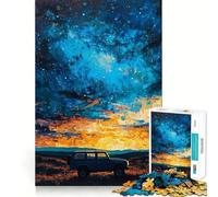 Rompecabezas de vehículos Todoterreno Cielo Nocturno de 1000 Piezas para Adultos, Ideal para Mejorar la Memoria, Divertido para armar en casa, (50x75cm)