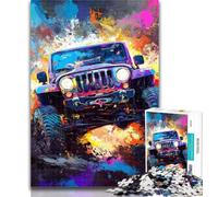 Rompecabezas de vehículos Todoterreno de 1000 Piezas para Adultos, Ideal para aliviar el estrés, Mejorar el Amor en Pareja, 50x75cm