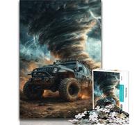 Rompecabezas de vehículos Todoterreno de fantasía para Adultos 1000 Piezas Ideal para decoración de Pared artística y Regalo de cumpleaños para Amigos y Oficina (26x38cm)