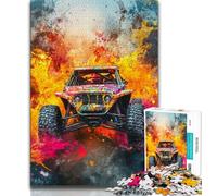 Rompecabezas de vehículos Todoterreno para Adultos, 1000 Piezas, Ayuda a ejercitar el Cerebro, Juguetes adictivos para Cultivar la Paciencia, una Obra de Arte de 38x26cm