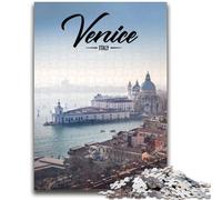 Rompecabezas de Venecia para Adolescentes, 1000 Piezas, Juego Educativo Familiar, Ideal para Decorar escritorios, 1000 Piezas (26x38cm)