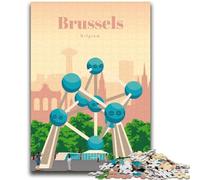 Rompecabezas de Viaje a Bruselas para Adolescentes (1000 Piezas, 70x100cm)