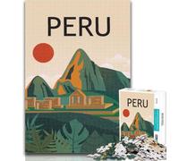 Rompecabezas de Viaje a Machu Picchu Perú para Adolescentes, 1000 Piezas, para Juegos educativos, desafío, Juguete, decoración única para el hogar y Regalos, 75x50cm