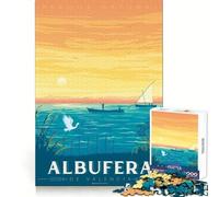 Rompecabezas de Viaje de Albufera Valencia España para Adolescentes, 1000 Piezas, para ejercitar la Mente, fácil relajación, Bordes Uniformes, Regalo Original (38x52cm)