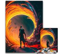Rompecabezas de Viajero en el Tiempo para Adultos, 1000 Piezas, desafiante Rompecabezas para Adolescentes, Juego Interactivo Divertido para Toda la Familia, 50x75cm/19,68x29,52 Pulgadas
