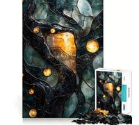 Rompecabezas de vidrieras con diseño de Nubes cósmicas para Adultos, 1000 Piezas Fortalece la Memoria y Alivia el estrés Pieza de Arte Bordes de Primera Calidad 38x52cm