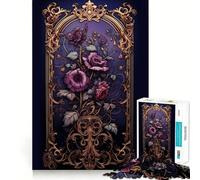 Rompecabezas de vidrieras con Forma de nenúfares para Adultos 1000 Piezas Juego de Memoria Corte Fino Acabado de Primera Calidad una Forma entretenida de Pasar el Tiempo Libre (50x75cm)