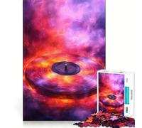 Rompecabezas de Vinilo en Llamas 1000 Piezas para desarrollar la Memoria con Bordes Lisos y Encaje Forma Divertida de llenar Las Horas Libres (38x52cm)