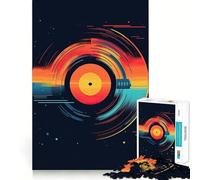 Rompecabezas de Vinilo Musical para Adultos, 1000 Piezas, Logic Boost Toy Group Joy Premium Edge Bday Surprise (38x52cm)