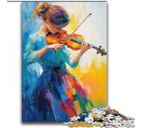 Rompecabezas de violín para Adultos de 2000 Piezas Un Juego desafiante para Disfrutar en Familia con póster y Hoja de Trivia (70x100cm)