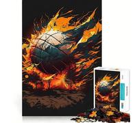 Rompecabezas de Voleibol en Acuarela de 1000 Piezas para Adolescentes Juego Que estimula el Cerebro Encaja Perfectamente sin Huecos Actividad Relajante para Grupos en Interiores (50x75cm)