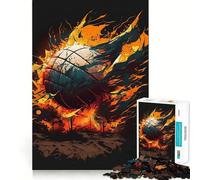 Rompecabezas de Voleibol en Acuarela para Adultos 1000 Piezas para desarrollar la Memoria Divertido de Alta precisión fácil de Aprender para Disfrutar en Familia (38x52cm)