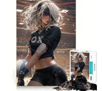 Rompecabezas de Voleibol para Adultos 1000 Piezas Juego de Memoria Corte láser para un Ajuste Perfecto aliviar el estrés (38x26cm)