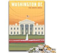 Rompecabezas de Washington D C para Adultos y Adolescentes, un desafío difícil y antiestrés para la decoración del hogar (14+ 2000 Piezas, 70x100cm)