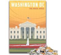 Rompecabezas de Washington DC de 1000 Piezas para Adultos, Juego Familiar antiestrés, desafío difícil, Regalo para Amigos y Familiares, 2000 Piezas (70x100cm)