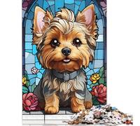 Rompecabezas de Yorkshire Terrier para Toda la Familia, 100% cartón Reciclado, Ideal para niños y Adultos a Partir de 12 años, 1000 Piezas (26 x 38 cm)