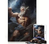 Rompecabezas de Zeus de la mitología Griega, 1000 Piezas, para Adolescentes, para Practicar la lógica, diversión Tranquila, Bordes limpios, Regalo Festivo (38x52cm)