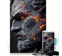 Rompecabezas de Zeus,Dios Griego,1000 Piezas,Divertido,para estimular la concentración,con tecnología Avanzada de Corte láser,Ideal para Viajar Juego Mental Perfecto como Regalo (38x26cm)