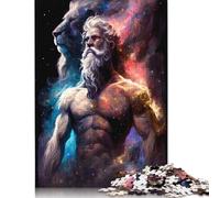 Rompecabezas de Zeus y el León, de Primera Calidad, 100% Reciclado, Rectangular, para Adultos y Adolescentes, 1000 Piezas (75 x 50 cm)