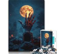 Rompecabezas de Zombies en la Tumba para Adolescentes, 1000 Piezas Un Juego desafiante para Disfrutar en Familia con Piezas aleatorias Que encajan Perfectamente (38x26cm)