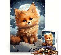 Rompecabezas de zorrito Rojo bebé, 1000 Piezas para adolescentesCreativo, fácil de Usar, con Bordes precisosRegalo de Navidad (50x75cm)