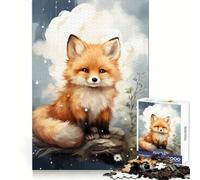 Rompecabezas de zorrito Rojo bebé de 1000 Piezas para adolescentesDesarrolla Habilidades mentales, Calma y relajaciónRegalo Ideal (38x52cm)