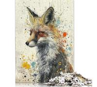 Rompecabezas de Zorro caprichoso, Juegos creativos, cartón 100% Reciclado, Adultos, 1000 Piezas (26 x 38 cm)
