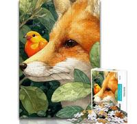 Rompecabezas de Zorro de la Jungla para Adultos 1000 Piezas para Adolescentes y Adultos Juego desafiante y Familiar Regalo de Amigo Secreto 75x50cm