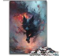Rompecabezas de Zorro Negro para Adolescentes, 2000 Piezas, un Juego desafiante y Familiar para Padres e Hijos (70x100cm)