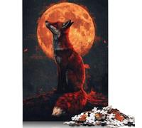 Rompecabezas de Zorro Rojo japonés para Toda la Familia, 100% cartón Reciclado, Ideal para niños y Adultos a Partir de 12 años, 1000 Piezas (26 x 38 cm)