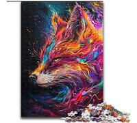 Rompecabezas de Zorros Coloridos para Adultos y Adolescentes Juego desafiante y Educativo para Toda la Familia, Ideal para cumpleaños y Navidad (50x75cm)