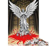 Rompecabezas del Ángel de la Muerte, 1000 Piezas (75 x 50 cm), cartón 100% Reciclado, Ideal para Adultos y niños