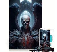 Rompecabezas del Ángel de la Muerte para Adolescentes,1000 Piezas,Juego para estimular la Mente,Piezas sin Rebabas,Corte Limpio,fácil de Aprender,diversión para Toda la Familia (38x52cm)