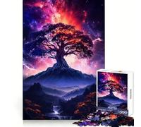 Rompecabezas del Árbol Antiguo de los Comienzos para Adolescentes, 1000 Piezas, Concentración Mental, Recreación Pacífica, Ajuste Perfecto, Regalo Encantador (38x26cm)
