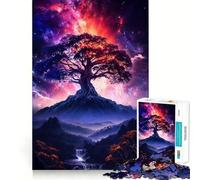 Rompecabezas del Árbol Antiguo de los Comienzos para Adultos,1000 Piezas,Juego de Habilidad y Pensamiento,Troquelado de Alta precisión,desafío entretenido para el Tiempo Libre (50x75cm)