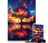 Rompecabezas del Árbol Arcoíris Espiritual de 1000 Piezas para Adolescentes Desarrolla la Capacidad Mental y fomenta el Tiempo Libre Bordes precisos Regalo Original 38x26cm