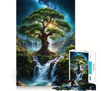 Rompecabezas del Árbol de la Vida Antiguo,1000 Piezas,para estimular la Mente,Divertido,sin Rebabas,Piezas de Corte Limpio,Juguete para el Entretenimiento en Interiores Durante Las Vacaciones