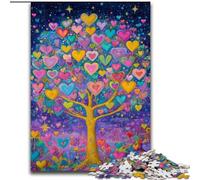 Rompecabezas del Árbol de la Vida de 1000 Piezas para Adultos, un Juego desafiante Cada Pieza es única Diversión Familiar desafiante 50x75cm