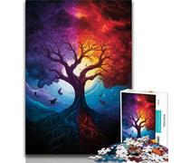 Rompecabezas del Árbol de la Vida de 1000 Piezas para Adultos y adolescentesAyuda a ejercitar el cerebroJuguetes adictivos para Cultivar la Paciencia y la interacción Entre Padres e hijos50x75cm