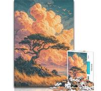 Rompecabezas del Árbol de la Vida para Adolescentes, 1000 Piezas, Juego Familiar antiestrés, desafío difícil, colección de Artistas, Bellas Artes (38x26cm)