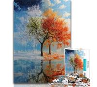 Rompecabezas del Árbol de la Vida para Adultos, 1000 Piezas, 75x50cm, para Adolescentes, interacción Entre Padres e Hijos a Partir de 14 años