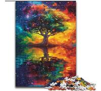 Rompecabezas del Árbol de la Vida para Adultos, 1000 Piezas Difícil de completar, Pero Divertido y Divertido Regalo de cumpleaños, decoración de Pared 26x38cm