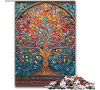 Rompecabezas del Árbol de la Vida para Adultos, 2000 Piezas Difícil de completar, Pero Divertido y Divertido Regalo de cumpleaños, decoración de Pared 70x100cm