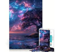 Rompecabezas del Árbol de la Vida Sakura de 1000 Piezas para Adolescentes Juguete de razonamiento y Habilidad Divertido y Relajante Corte preciso Regalo Ideal (50x75cm)