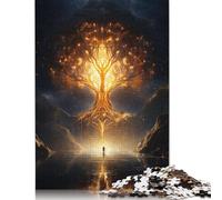 Rompecabezas del Árbol Mágico de la Vida, Juegos creativos, cartón 100% Reciclado, Adultos, 1000 Piezas (75 x 50 cm)