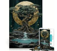 Rompecabezas del Árbol Místico de la Vida de 1000 Piezas para Adolescentes Juguete para Pensar y Aprender Fácil de Usar Corte preciso Regalo increíble (38x26cm)