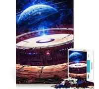 Rompecabezas del Auditorio de la Estación Espacial para Adultos, 1000 Piezas, Smart Reason Toy Family Bond Smooth Edge Art Display 50x75cm