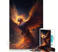Rompecabezas del Ave Fénix de 1000 Piezas para Adultos Refuerza la Memoria Diversión y Ocio Regalo Elegante (50x75cm)